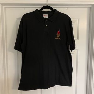 Men’s Large Atlanta 1996 Olympics Polo Shirt black